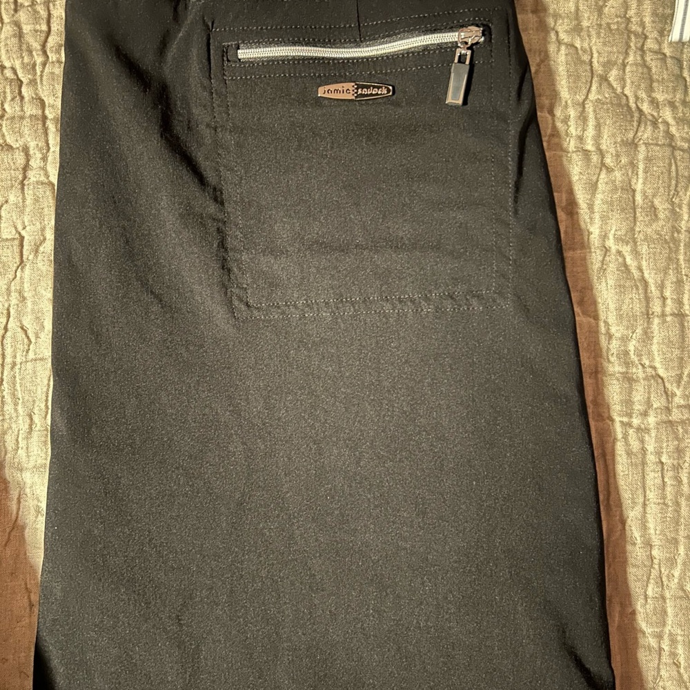 Jamie Sadock Black Skort with Zipper Detail